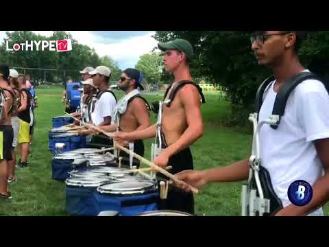 Bluecoats August 2018 - Battery and Percussion Ensemble
