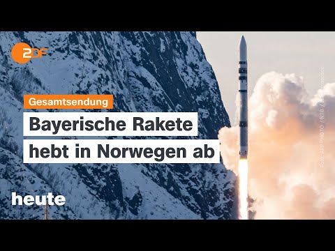 heute 19 Uhr vom 30.03.2025 Isar Aerospace Rakete, Erdbeben in Myanmar