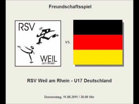 Freundschaftsspiel *** RSV Weil - Deutschland U17