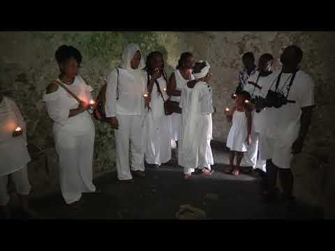 Inside Condemn Cell at Cape Coast Dungeons - Ghana Tour May 2017