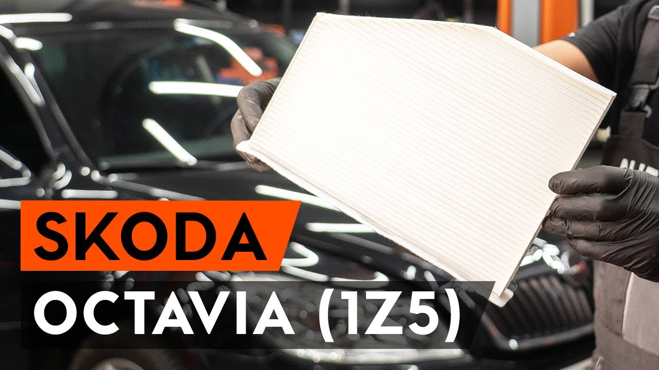 Kaip pakeisti Skoda Octavia 1Z5 salono filtro - keitimo instrukcija