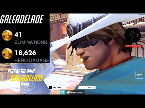 41 ELIMS - GALE TOP 500 DPS MAIN MCCREE! [ OVERWATCH SEASON 22 ]