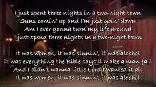 Jason Aldean - Two Night Town (with lyrics on screen)[NEW SONG 2014]