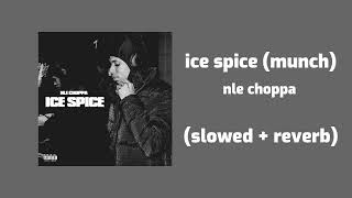 nle choppa - ice spice (munch) (slowed + reverb)
