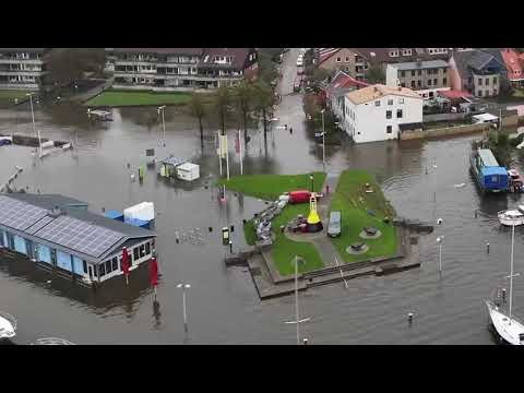 Schleswig Hochwasser am 21.10.2023