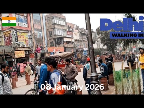 Walking in Delhi 2026 | Chandni Chowk Market Full Walk Through | Delhi Street Walk | Walk In World