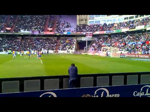 Gol de penalti Valladolid-Valencia