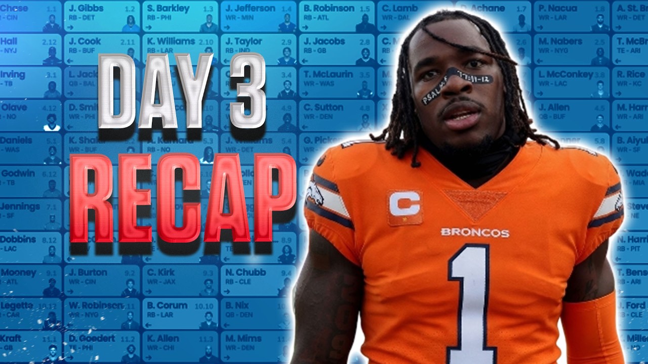 8 Most Interesting Picks from Day 3 of 2026 NFL Draft | 2026 Fantasy Football Advice