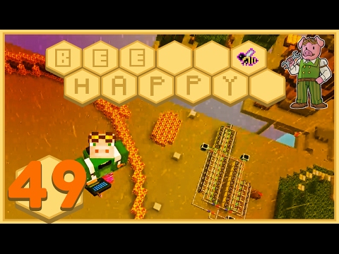 Minecraft: Bee Happy - #49  - Ultra Hive Foundations (FTB Modded Minecraft)