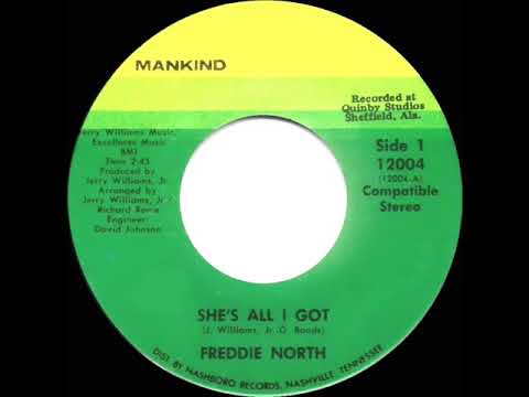 1971 HITS ARCHIVE: She’s All I Got - Freddie North (stereo 45)