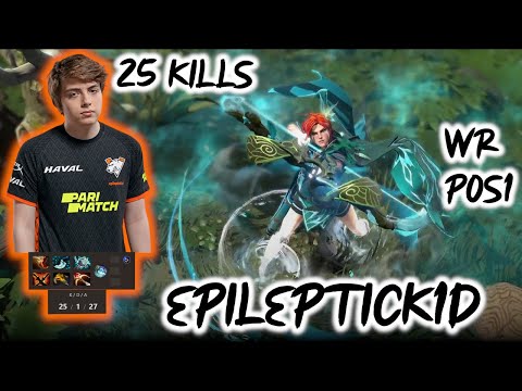 VP.EPILEPTICK1D BREAKING META WR POS1 INSANE 25 KILLS CIS PRO Dota2 7.28b fullgameplay