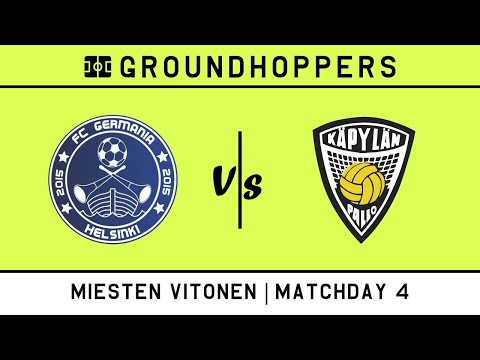 [Miesten Vitonen] FC Germania Helsinki vs KäPa/NoLe | 13/05/2025 | 5-3 (1-1)
