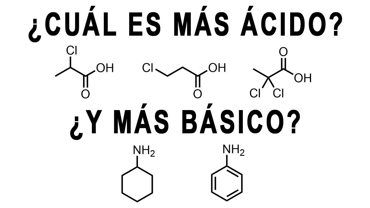 ACIDEZ Y BASICIDAD ORGÁNICA | Química Orgánica