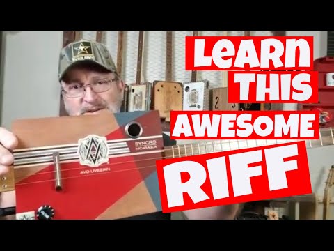 Learn an AWESOME Riff, on your 3 String Cigar Box Guitar. Lesson.