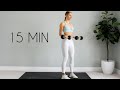 Full UPPER BODY Workout Tone Sculpt 15 Min At Home