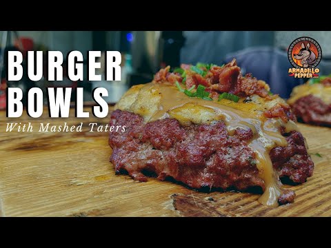 Burger Bowl Recipe with Mashed Taters