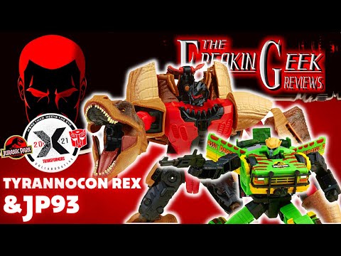 Jurassic Park/Transformers TYRANNOCON REX & JP93: EmGo's Transformers Reviews N' Stuff
