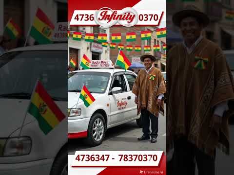 🇧🇴 ¡FELIZ ANIVERSARIO BOLIVIA! ✨ #radiomovilinfinity #cochabamba #taxiseguro