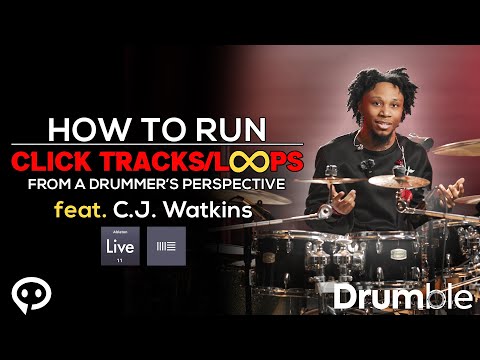 How To Run Click Track & Loops: Drummer's Perspective | CJ Watkins