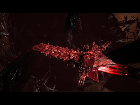 Skalgrim Mod 2021: Erebus - Word Bearers vs Tau Protector Fleet - Battlefleet Gothic Armada 2