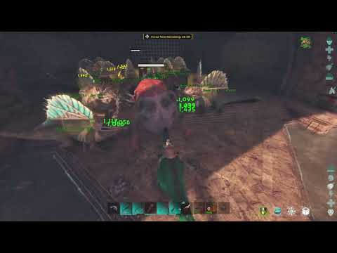 (ASA The Center) SOLO boss Fight on ALPHA with Spinos | ARK Survival Ascended