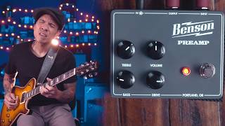 Video thumbnail for Benson Preamp pedal - demo by RJ Ronquillo by R.J. Ronquillo