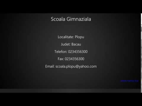 Scoala Gimnaziala Plopu