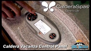 How to use your Caldera Vacanza Series Control Panel | Caldera Vacanza