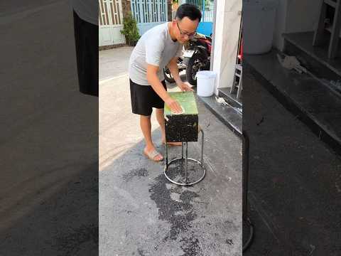 Sơn vỏ loa bằng sơn lăn đen nhám đẹp không tưởng