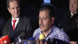 VIDEO - Declaración conjunta al término de la reunión con integrantes de la CNTE del estado de Micho