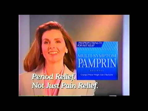 1992 Multi-Symptom Pamprin commercial
