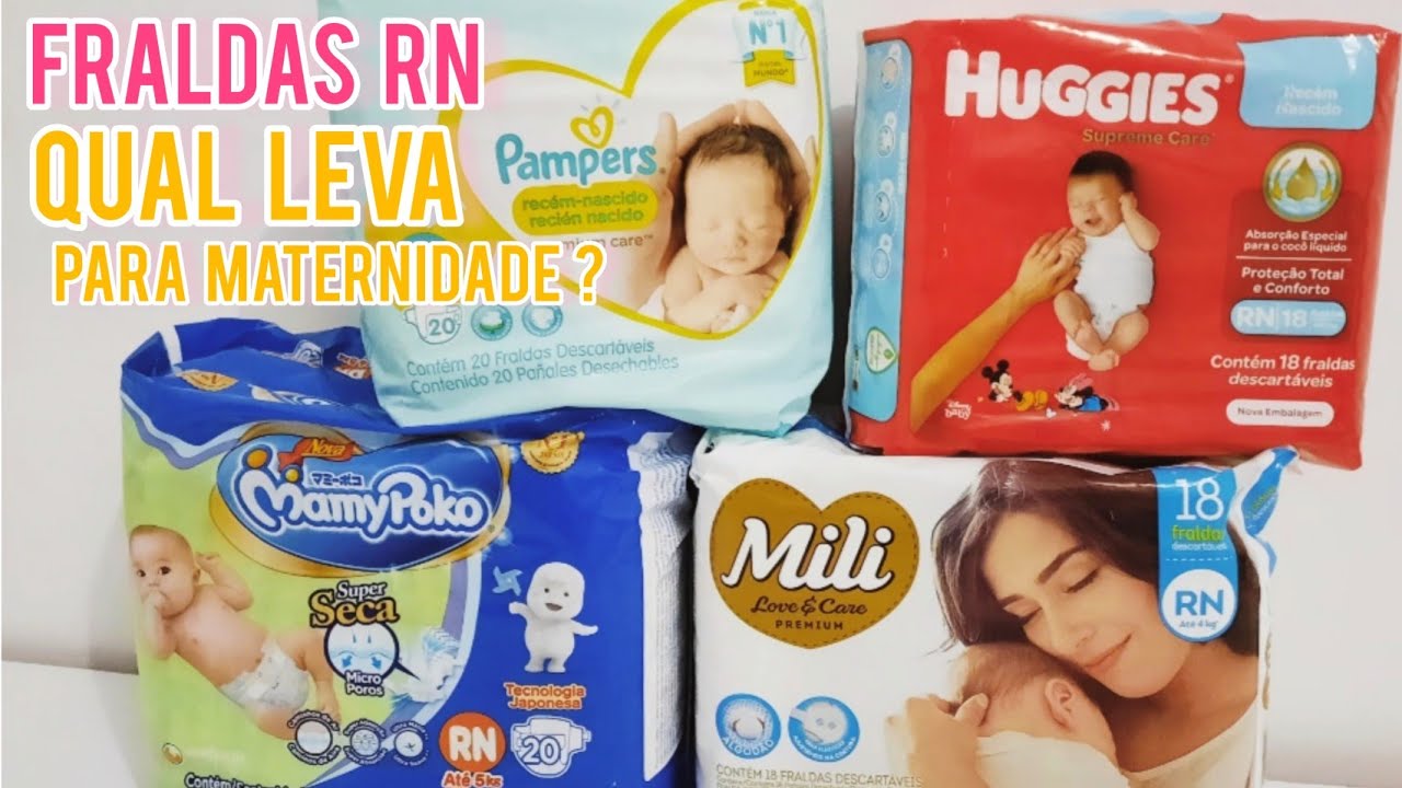 FRALDAS PARA RECÉM-NASCIDO 2022 -QUAL A MELHOR- Gabriela Marcelino