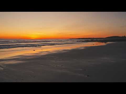 Post-Sunset Glow on a Tropical Beach with Soothing Ocean Waves | Relaxing ASMR for Deep Sleep, 3H 4K