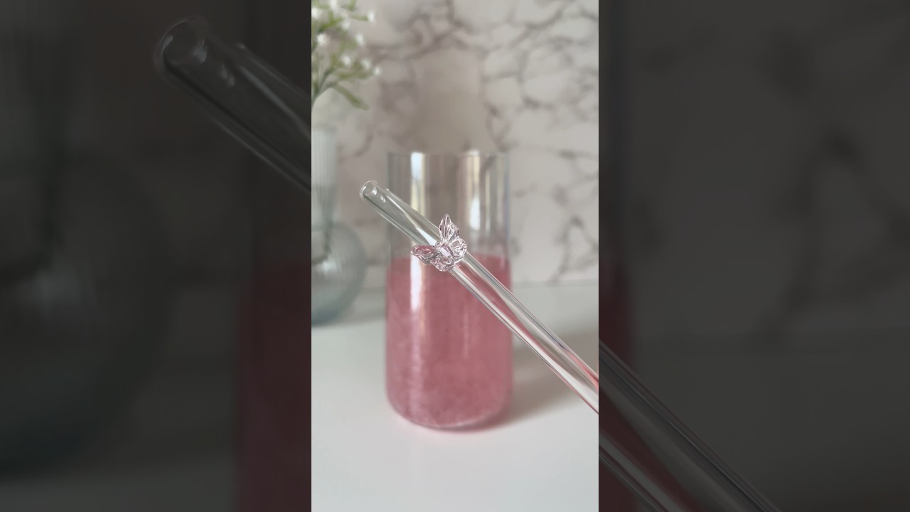 *SATISFYING* PINK VALENTINE‘S MOCKTAIL! #asmr #drink #recipe #satisfying #valentinesday #aesthetic