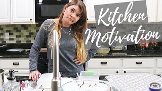 HUGE Pile of Dishes KITCHEN CLEANING Motivation // Cleaning Mom