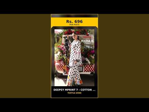 Deepsy Mprint 7 - Cotton Dupatta – product video thumbnail