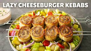 Lazy Cheeseburger Kebabs | Food Wishes thumbnail
