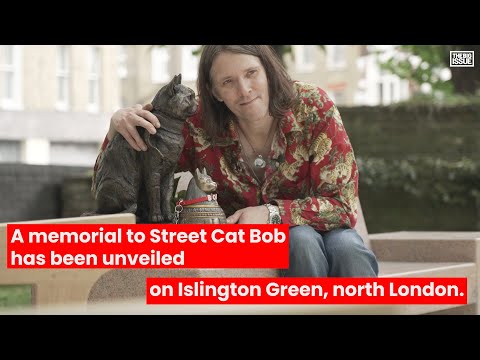 Street Cat Bob memorial statue unveiled by James Bowen