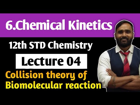 12th CHEMISTRY|Chapter 6 Chemical Kinetics|Lecture 04|Collision theory of bimolecular reaction