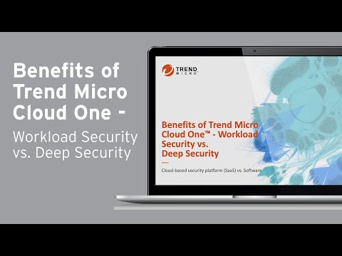 Trend micro deep security cloud one workload security, for w...