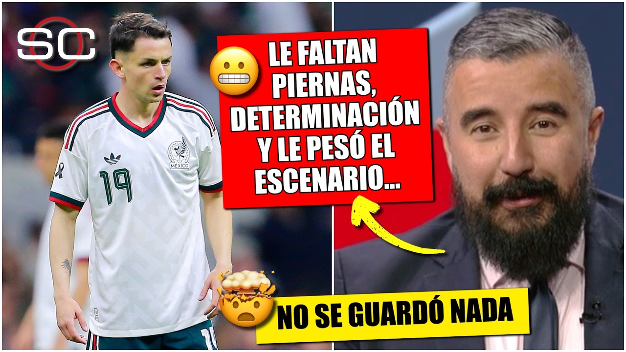 ÁLVARO MORALES BARRE EL PISO con FIDALGO por su DESEMPEÑO en el MÉXICO vs PORTUGAL | SportsCenter