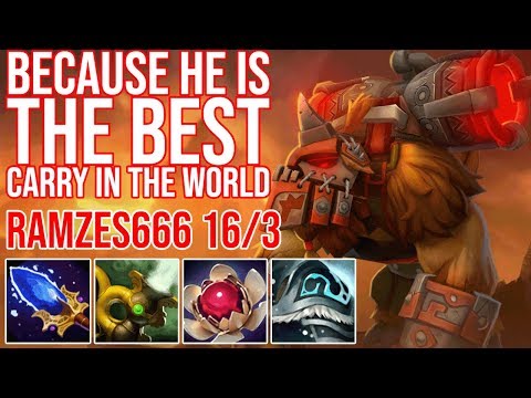 Ramzes666 Earthshaker. Offlane or Carry??