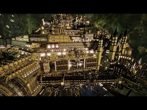 Skalgrim Mod - Imperial Fists vs Orks - Massive Battle - Battlefleet Gothic Armada 2