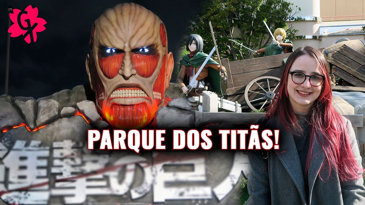Lutamos com TITÃS no PARQUE de SHINGEKI NO KYOJIN no JAPÃO! (Universal Japan)