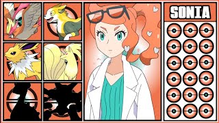 Professor Sonia Kanto Journey Pokémon Team