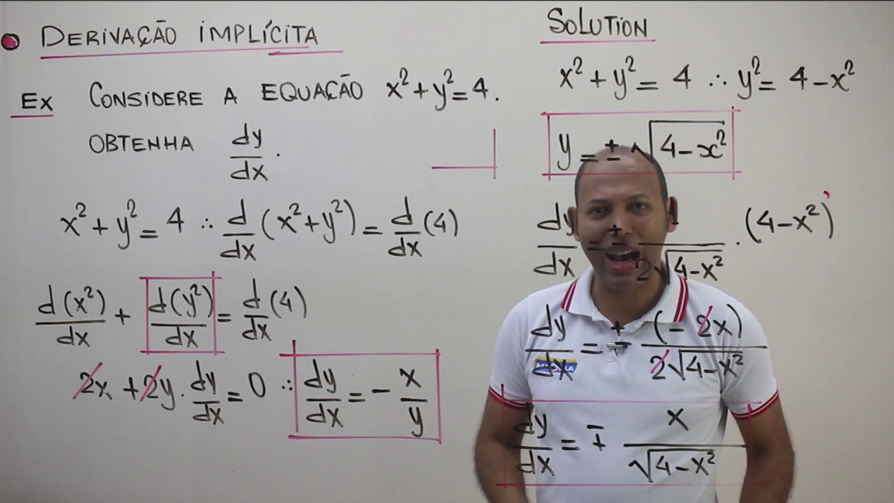 DERIVAÇÃO IMPLÍCITA | Aula Completa