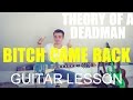 Guitar video lesson #16 Theroy of a deadman ...