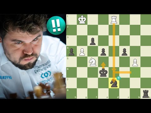 Sacrifício de Cavalo de Magnus Carlsen Deixa o Mundo de Boca Aberta!