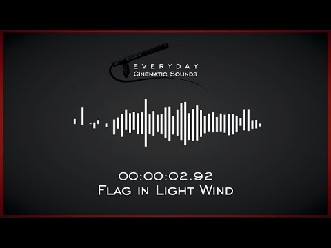 Flag in Light Wind | HQ Sound Effects