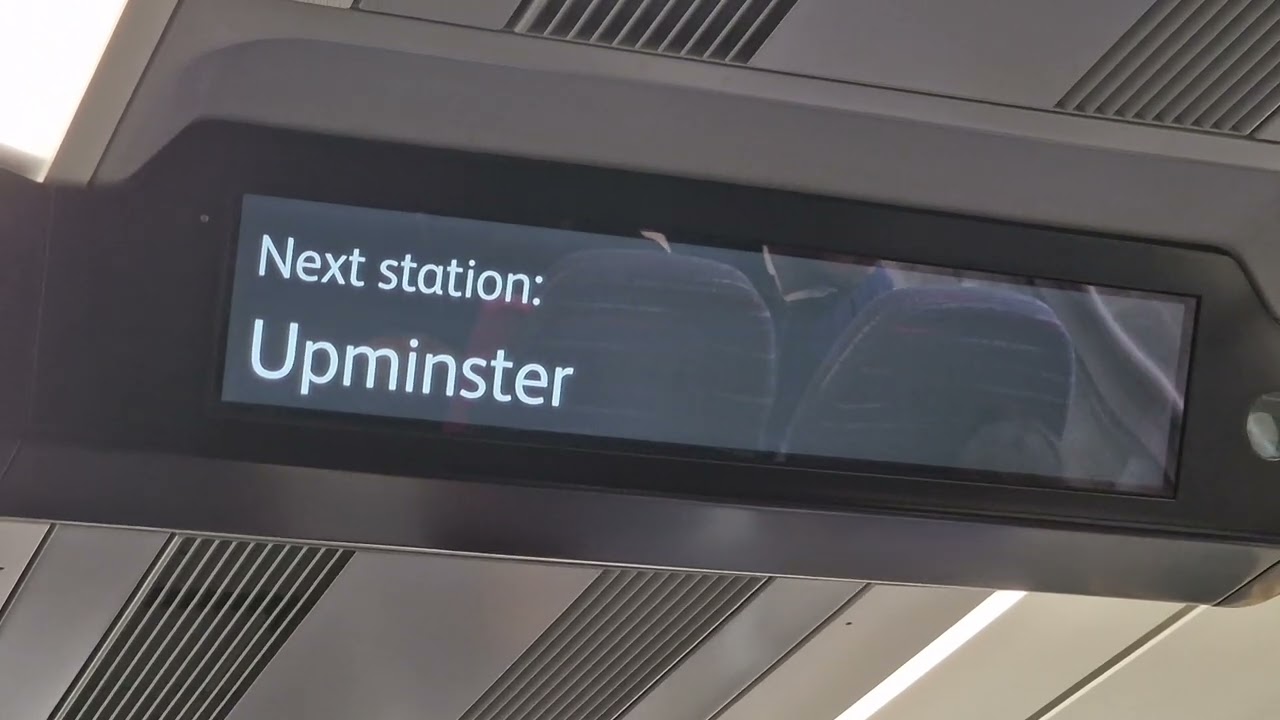 c2c Class 720 | Next station is Upminster announcements- Julie Berry